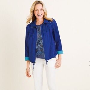 Chico's Zenergy Color Block Jacket Chico’s Size 0- US 4/6